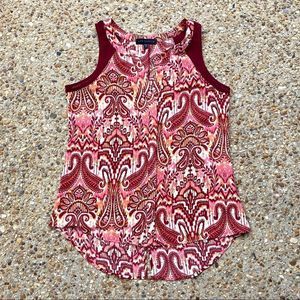 Like New Sanctuary Paisley High Low Boho Tank Size S